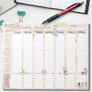 Search for weekly schedule notepads Pastel