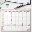 Search for weekly schedule notepads Pastel