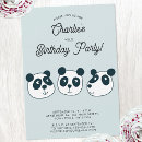 Search for panda bear birthday invitations Cute