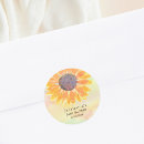 Search for sunflower watercolor stickers Rustic