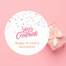 Search for happy birthday celebration stickers Colourful