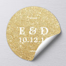 Search for gold glitter wedding stickers Baby shower