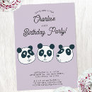 Search for panda bear birthday invitations Cute