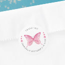 Search for butterfly birthday thank you stickers Cute