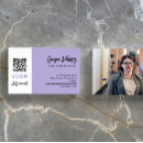 Search for lavender business cards Purple