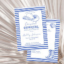 Search for blue bachelorette party invitations Coastal