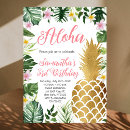 Recherche de ananas floral invitations D'anniversaire