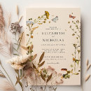 Recherche de doux mariage invitations Fleur sauvage
