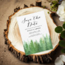 Search for watercolor save the dates Forest