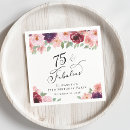 Search for 75th birthday napkins Floral