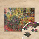 Recherche de japonais puzzles Claude monet