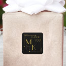 Search for golden wedding stickers Initials