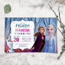 Search for child birthday invitations Frozen