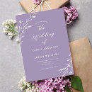 Search for purple rustic wedding invitations Simple