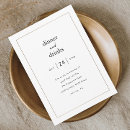 Search for business dinner invitations Modern
