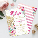 Recherche de ananas tropical invitations Luau hawaïen