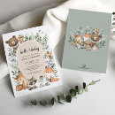 Search for winter couples shower invitations Woodland animals