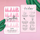 Search for hair extensions business cards Modern