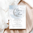 Search for silver star invitations Moon and stars