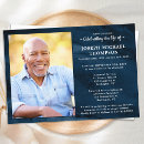 Search for blue funeral invitations Modern