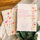 Search for bloom invitations Wildflower shower
