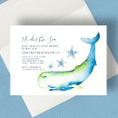 Recherche de bleu baleine invitations Sous la mer