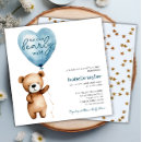 Search for teddy bear balloons invitations Cub