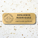 Search for gold name tags Magnetic