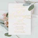 Search for fiftieth wedding invitations Elegant script