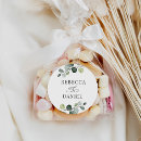 Recherche de enveloppe rustique mariage autocollants Couple de noms personnalisés