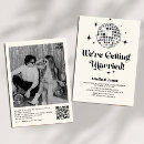 Recherche de bal mariage invitations Noir et blanc