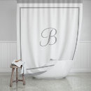 Search for art shower curtains Monogram letter initial