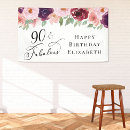 Search for 90th birthday banners Watercolor