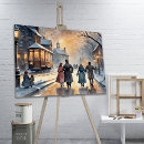Search for fall winter canvas prints Watercolor