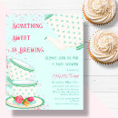 Search for shabby chic tea party invitations Romantic teapot teacup china