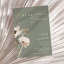 Search for wild flower dinner invitations Bride