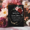 Search for burgandy wedding invitations Couple