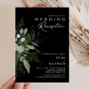 Search for black and gold reception invitations Bride