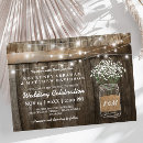 Search for country mason jar invitations String of lights