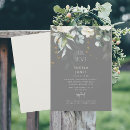 Search for grey bridal shower invitations Greenery