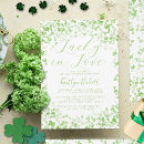 Search for irish bridal shower invitations St patrick's day