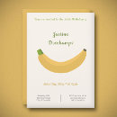 Recherche de banana birthday invitations Jaune