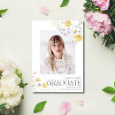 Search for wildflower graduation invitations Simple