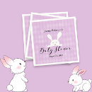 Search for bunny baby shower napkins Hand drawn