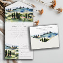 Search for tuscany wedding invitations Watercolor