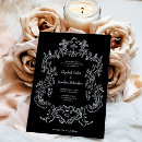 Search for victorian gothic wedding invitations Elegant