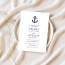 Search for anchor wedding invitations Ocean