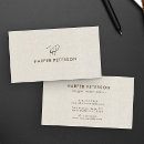 Search for warm business cards Typography