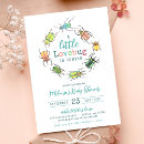 Search for love baby shower invitations Colourful