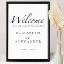 Search for couples shower welcome signs Calligraphy